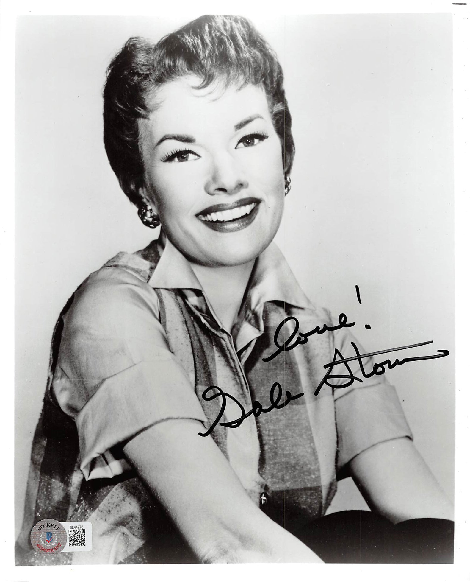 Gale Storm Murder, She Wrote "Love!" Authentic Signed 8x10 Photo BAS #BL44778