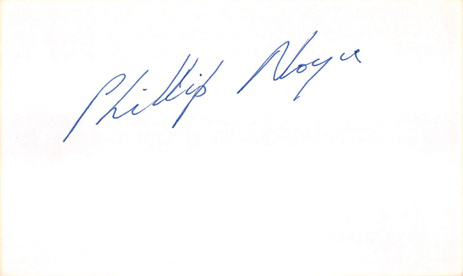 Phillip Noyce The Giver Authentic Signed 3x5 Index Card Autographed BAS #BL96251