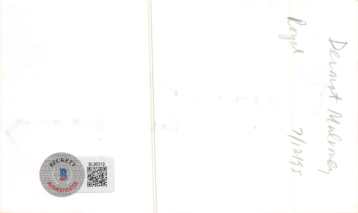 Dermot Mulroney My Best Friend's Wedding Signed 3x5 Index Card BAS #BL96319