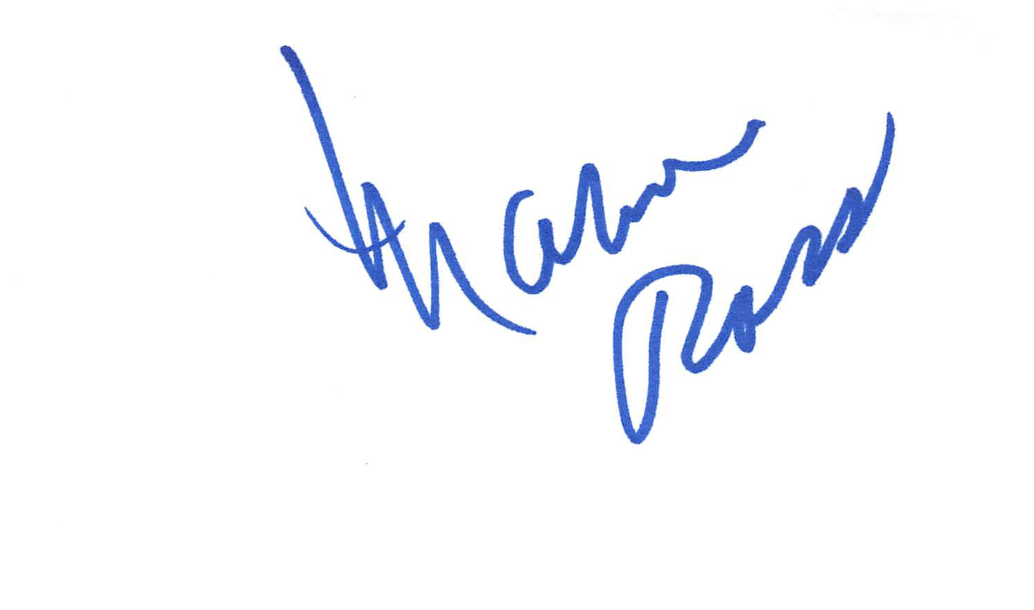 Marion Ross Happy Days Authentic Signed 3x5 Index Card Autographed BAS #BL96342