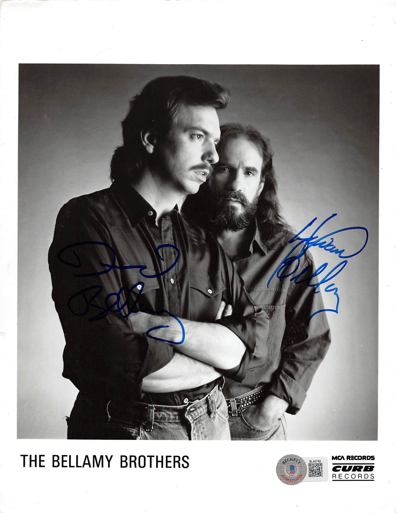Howard Bellamy & David Bellamy Authentic Signed 8x10 Photo BAS #BL44749