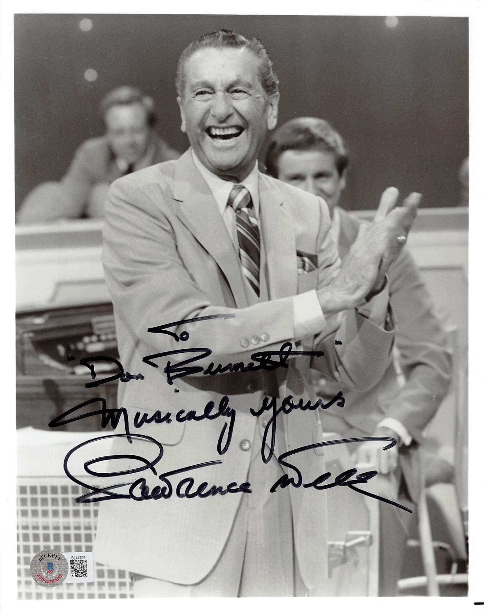 Lawrence Welk The Lawrence Welk Show Authentic Signed 8x10 Photo BAS #BL44707