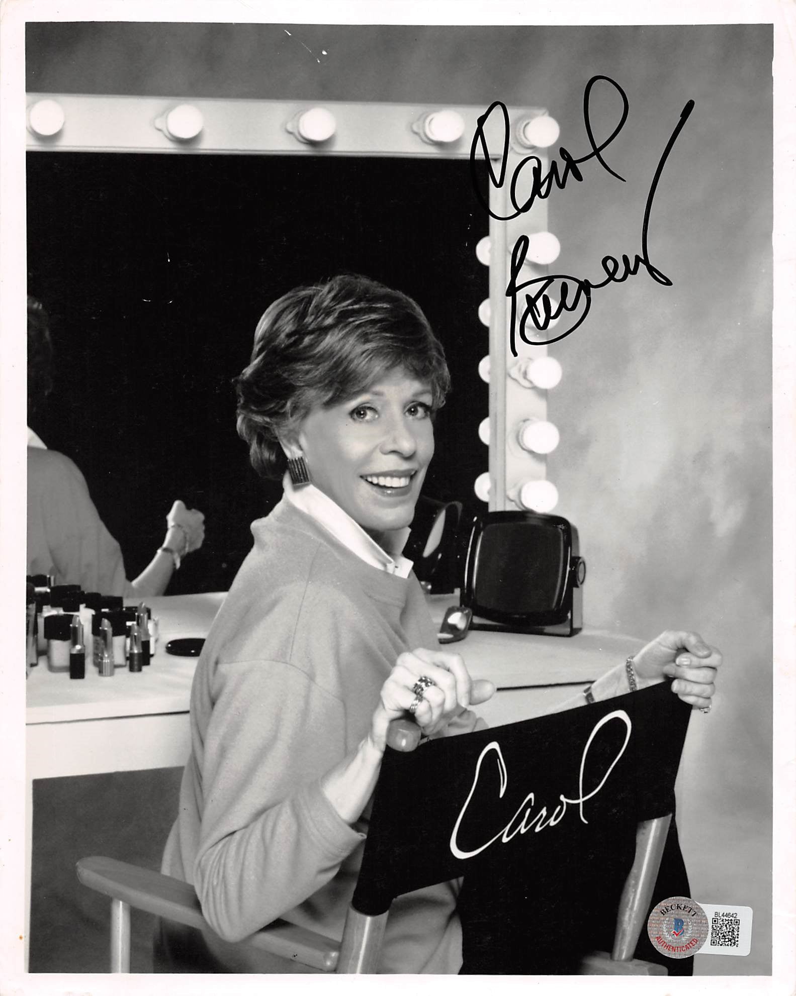 Carol Burnett The Carol Burnett Show Authentic Signed 8x10 Photo BAS #BL44642