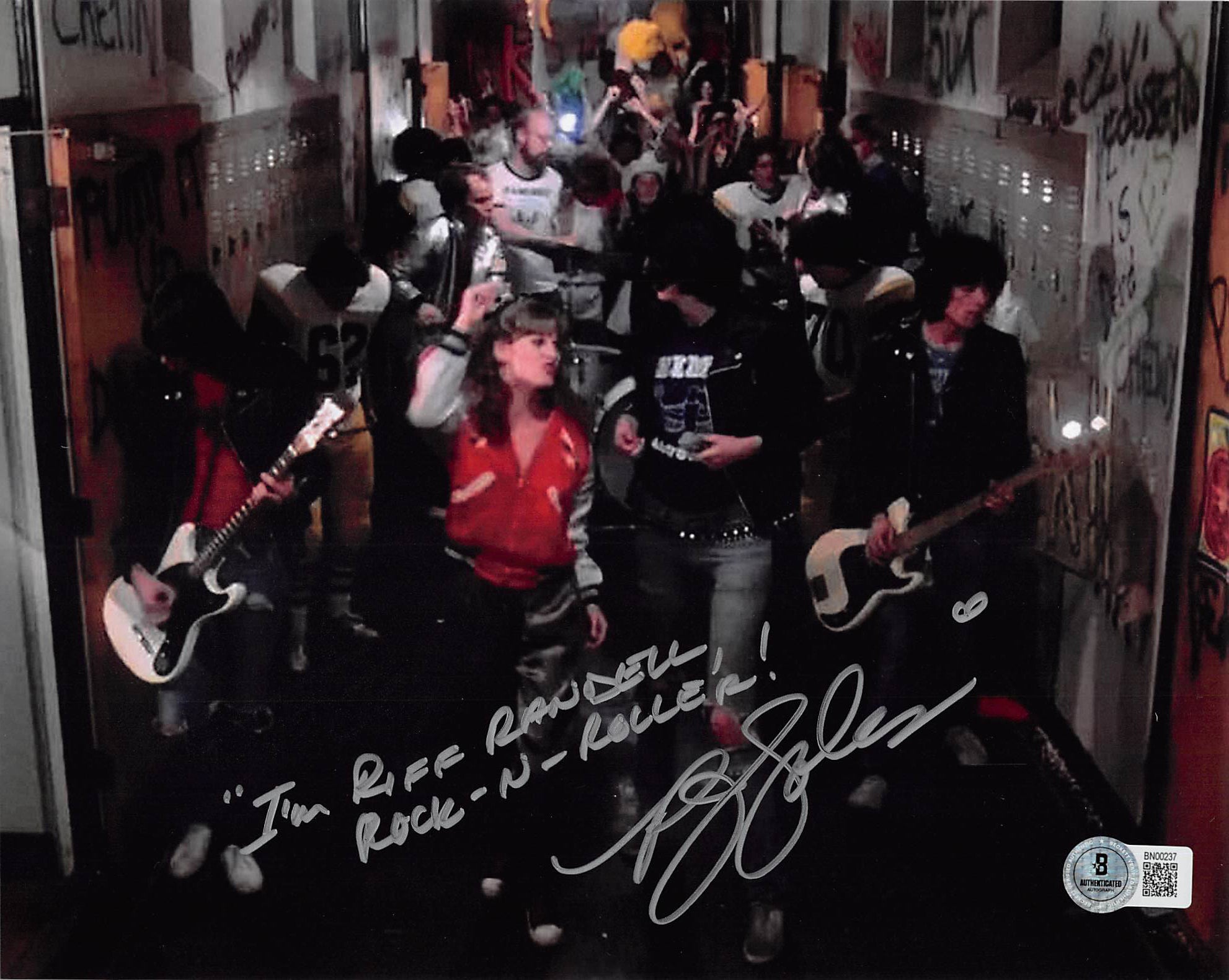 P.J. Soles Rock 'n' Roll High School "I'm Riff" Signed 8x10 Photo BAS #BN00237