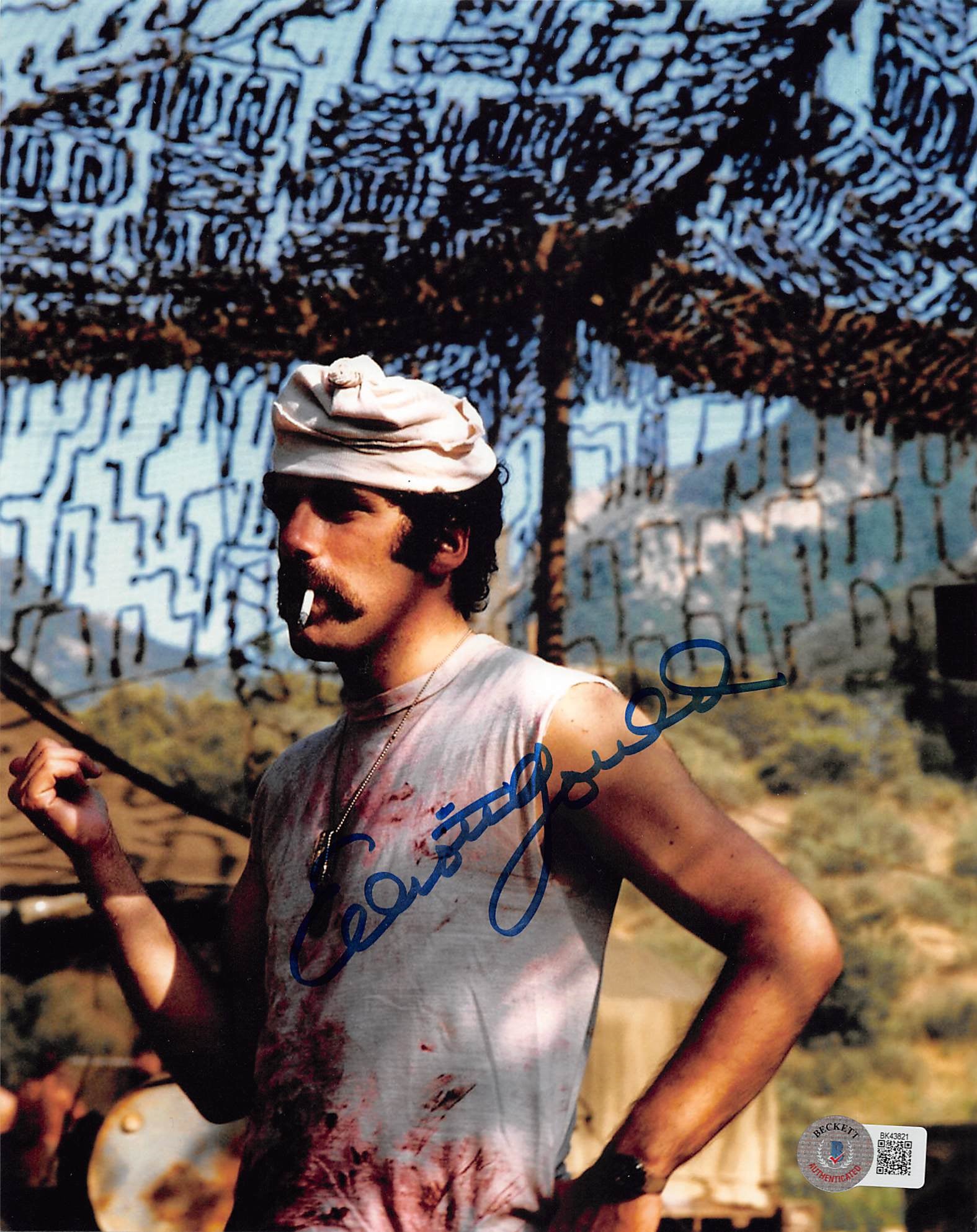 Elliott Gould MASH Authentic Signed 8x10 Photo Autographed BAS #BK43821