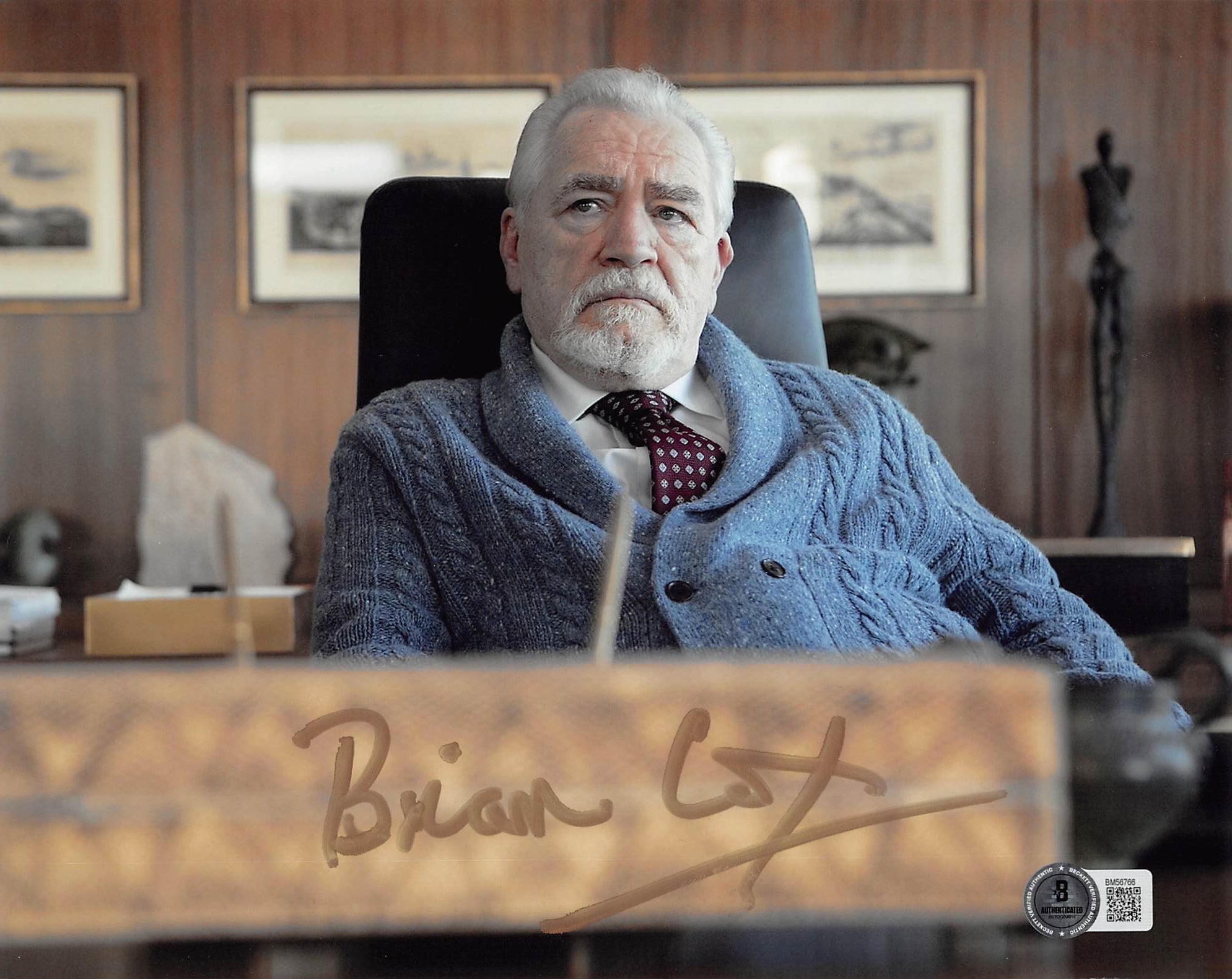 Brian Cox Sucession  Authentic Signed 8x10 Photo BAS #BM56766