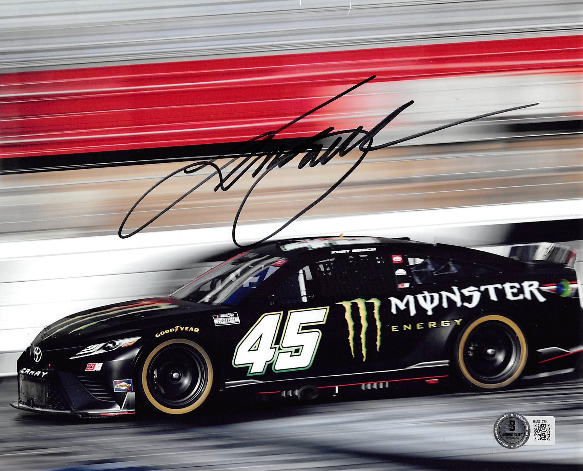 NASCAR Kurt Busch Authentic Signed 8x10 Photo Autographed BAS #BM01754