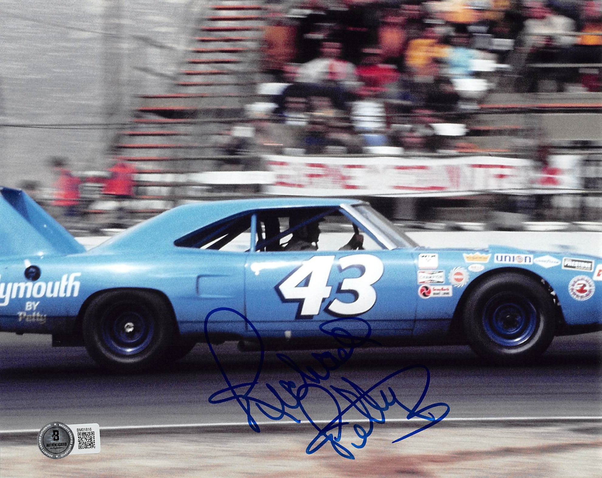 NASCAR Richard Petty Authentic Signed 8x10 Photo Autographed BAS #BM01816