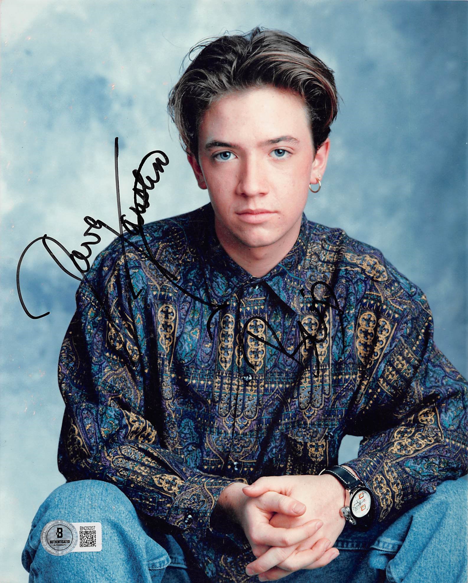 David Faustino Married With Children Authentic Signed 8x10 Photo BAS #BN29207