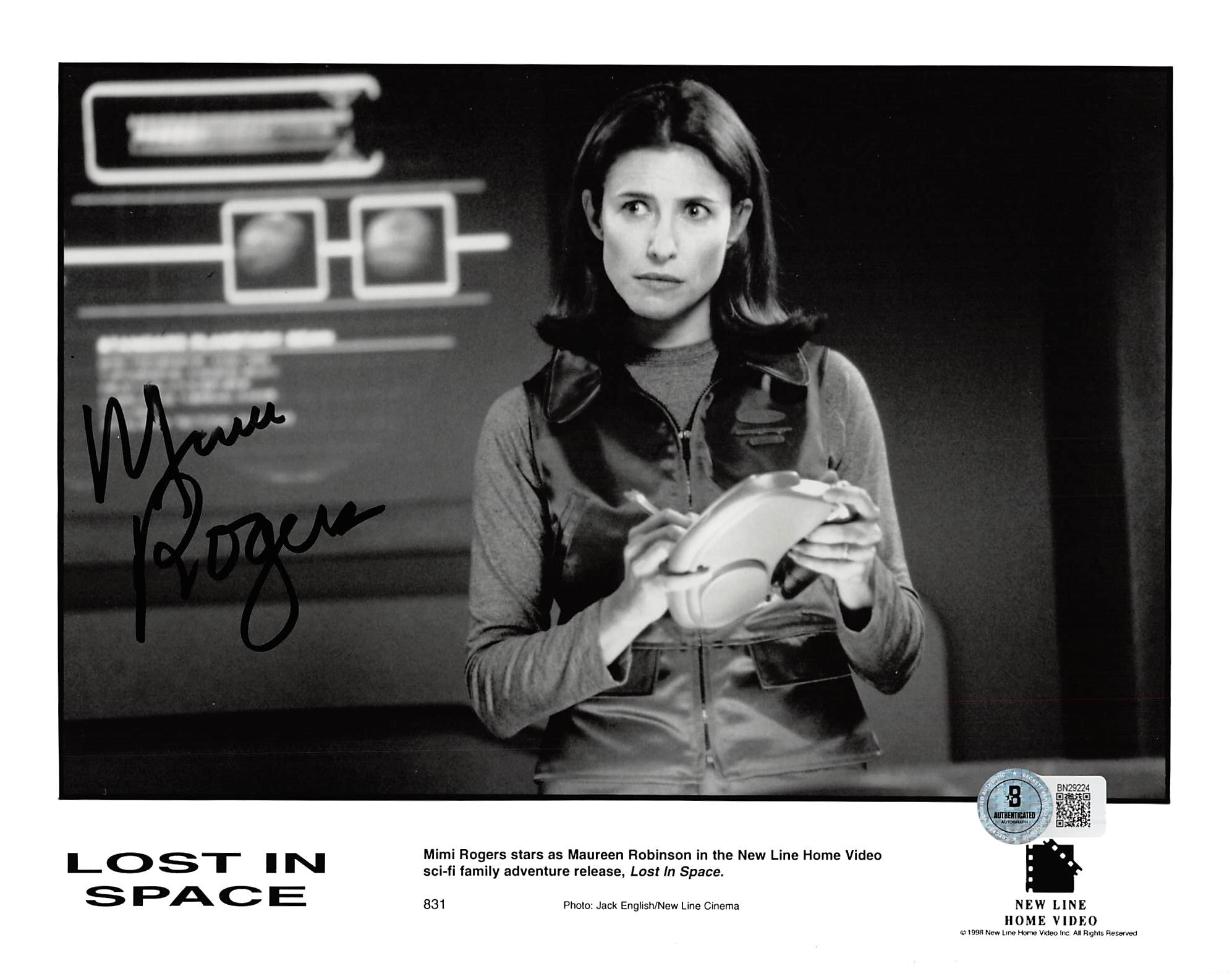 Mimi Rogers Lost in Space Authentic Signed 8x10 Photo Autographed BAS #BN29224