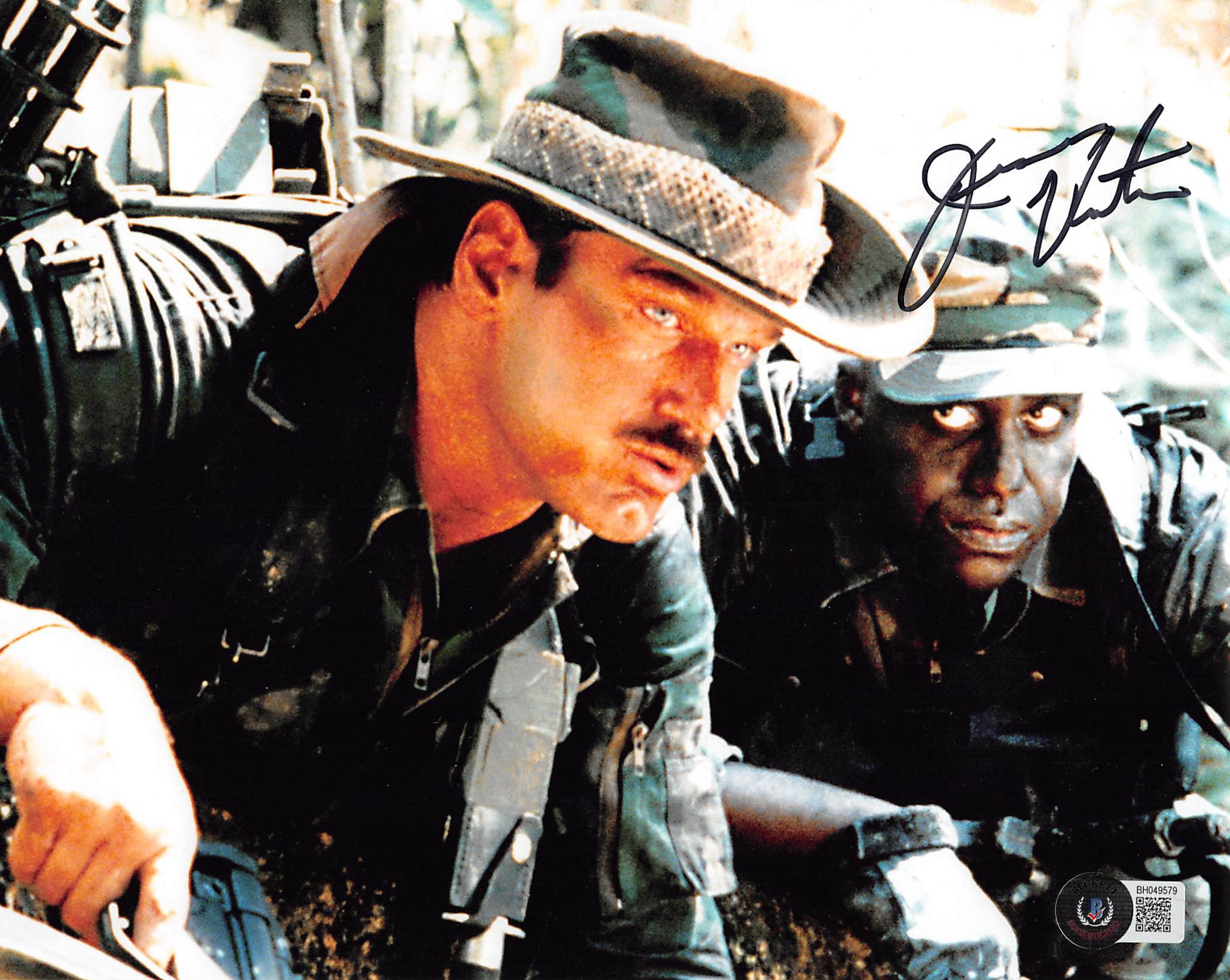 Jesse Ventura Predator Authentic Signed 8x10 Horizontal Photo w/ Black Sig BAS 5