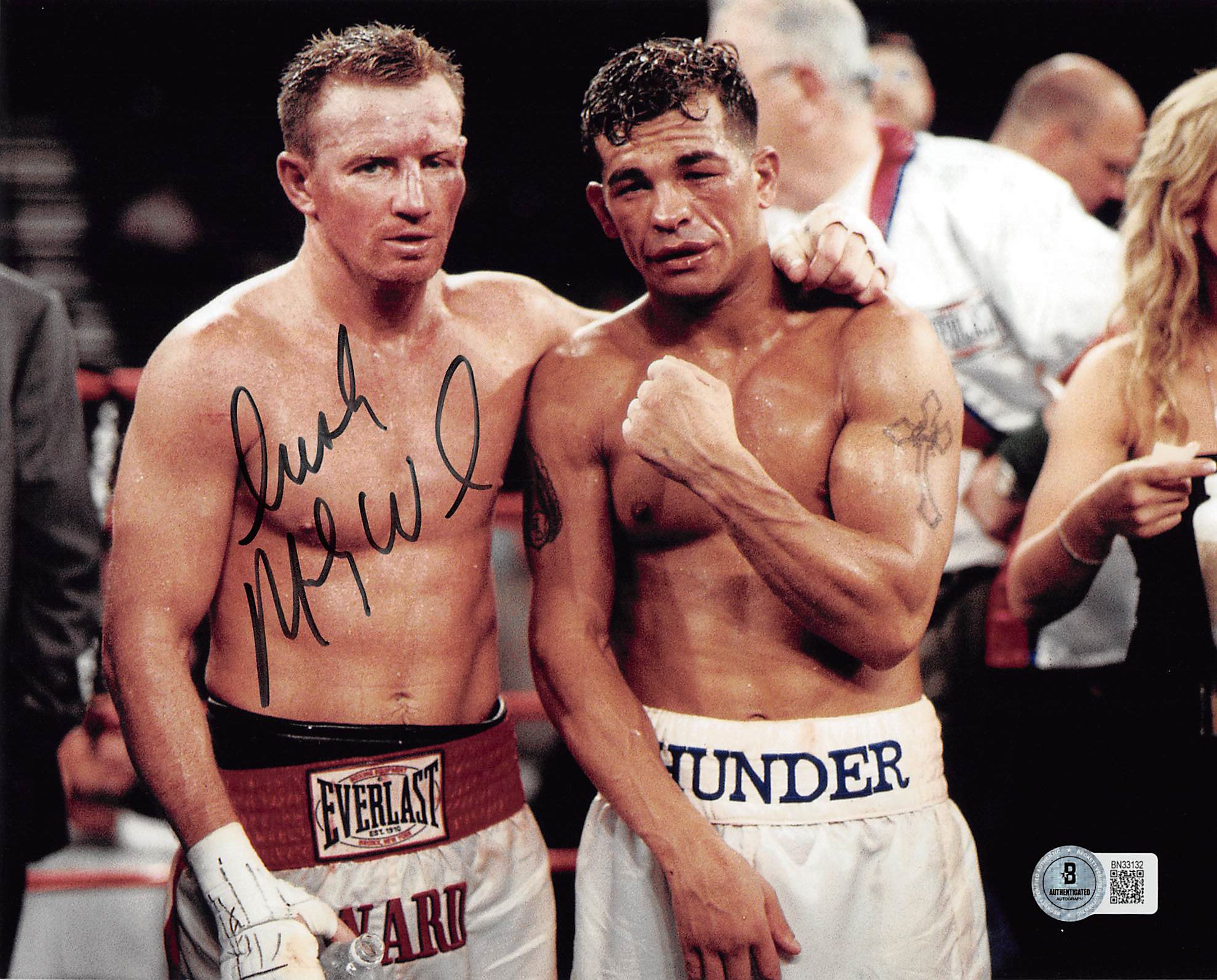 Micky Ward "Irish" Authentic Signed 8x10 Horizontal Photo Autographed BAS 1