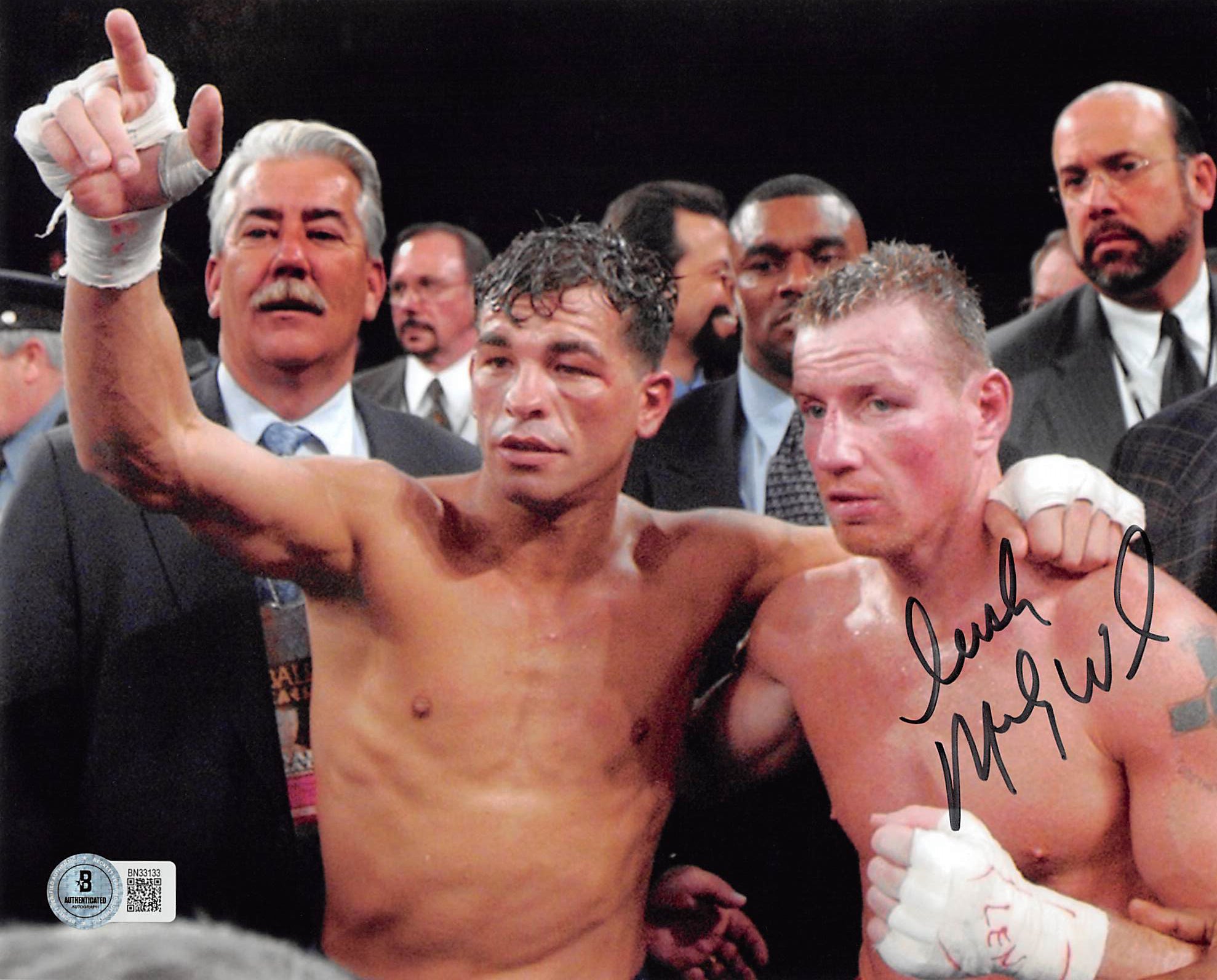 Micky Ward "Irish" Authentic Signed 8x10 Horizontal Photo Autographed BAS 3