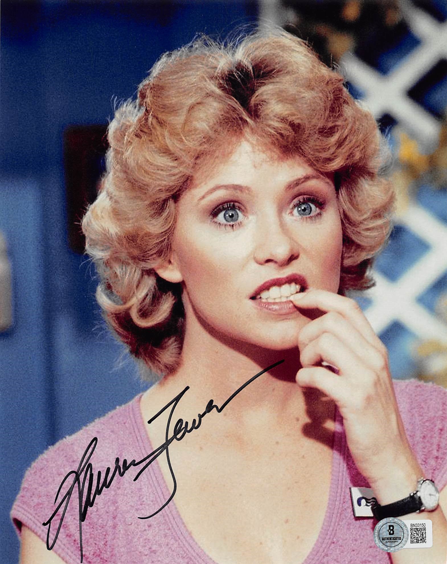 Lauren Tewes The Love Boat Authentic Signed 8x10 Vertical Photo BAS 1