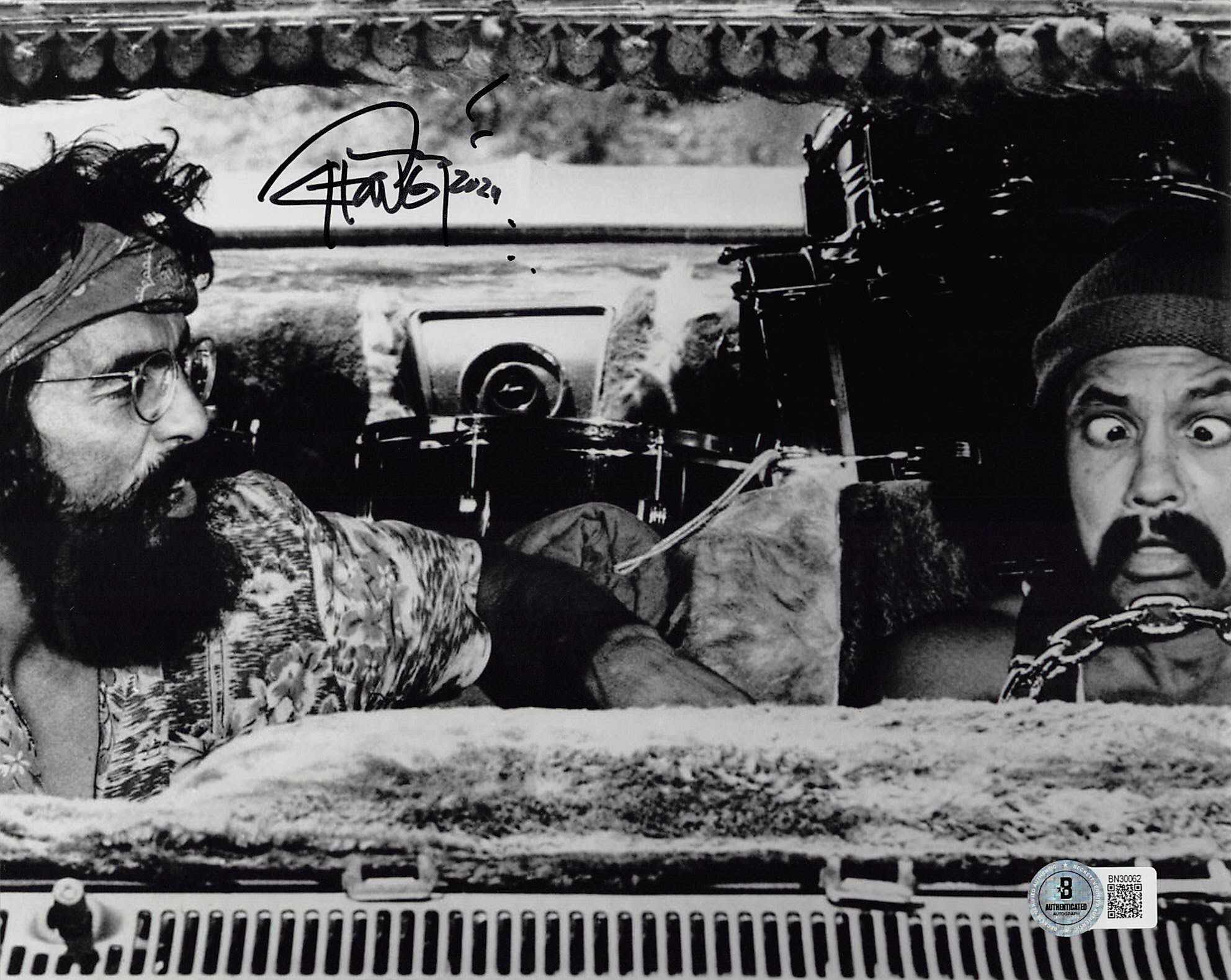 Tommy Chong Cheech & Chong Authentic Signed 8x10 Horizontal Photo BAS 13