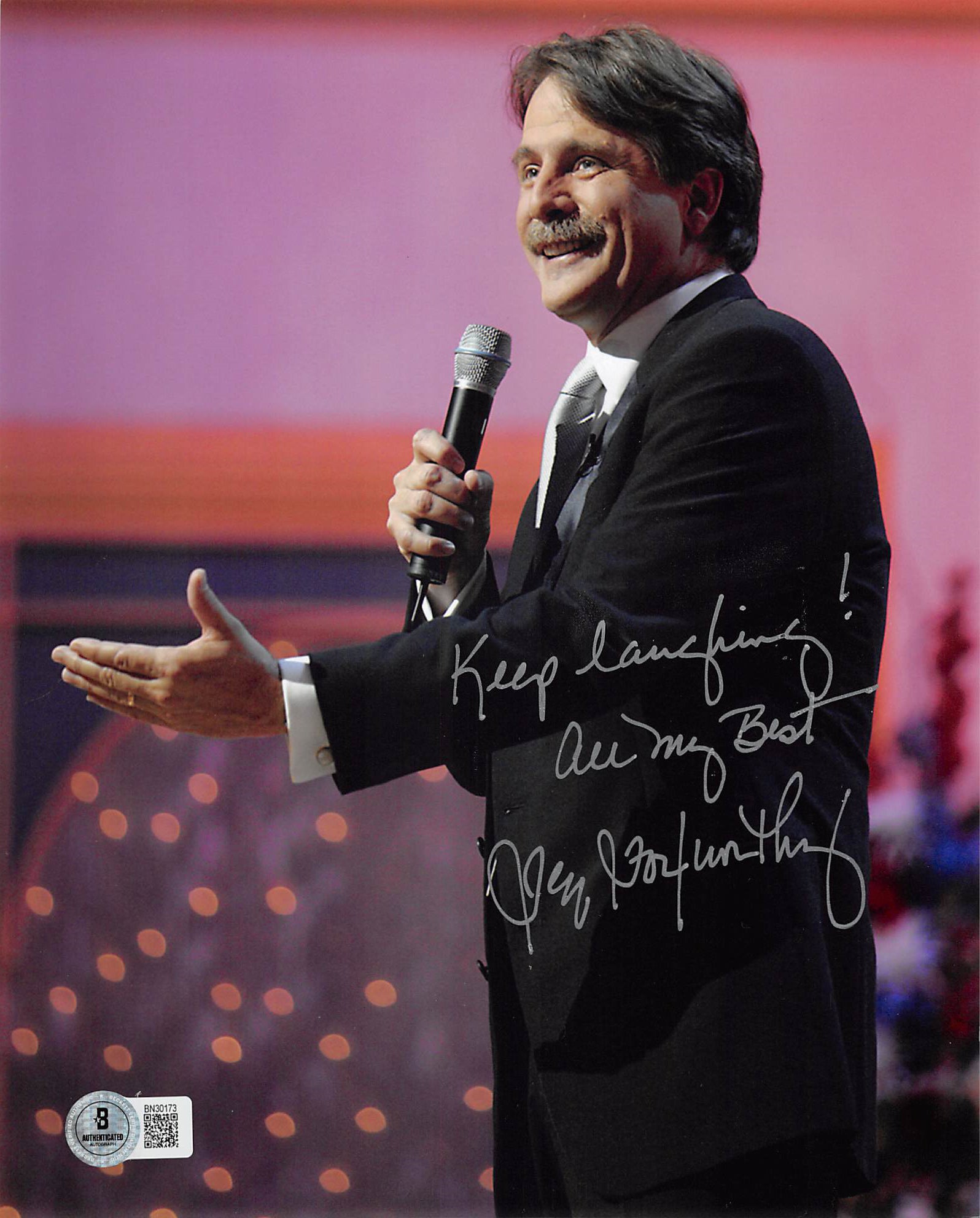 Jeff Foxworthy Comedian "All My Best" Authentic Signed 8x10 Vertical Photo BAS 1