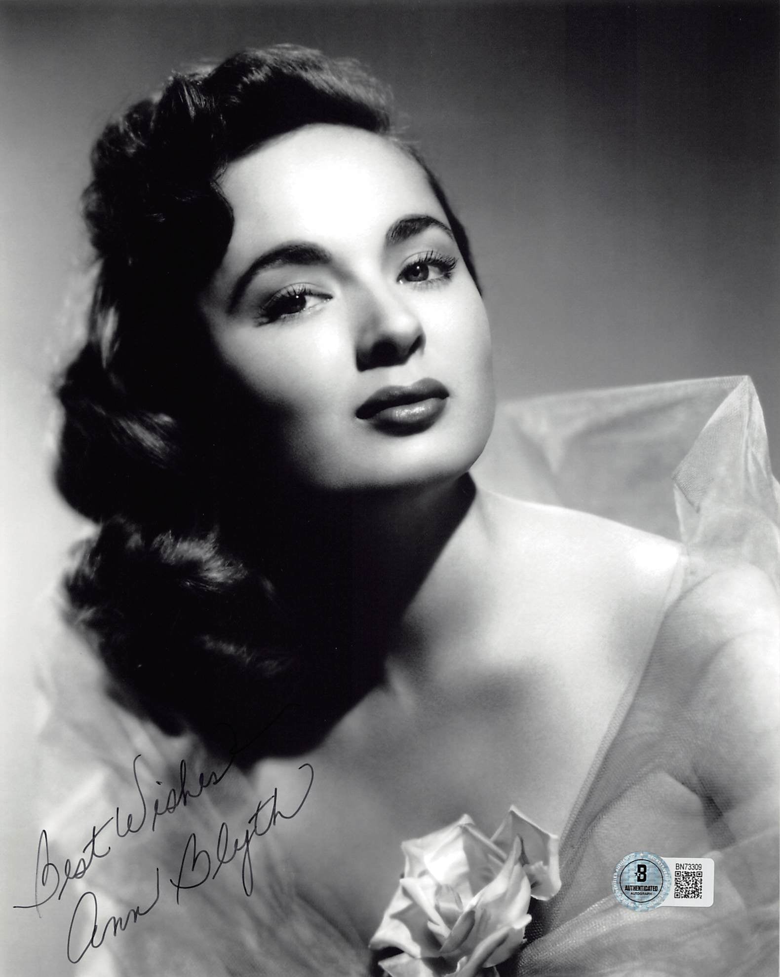 Ann Blyth Our Very Own "Best Wishes" Authentic Signed 8x10 Vertical Photo BAS 1