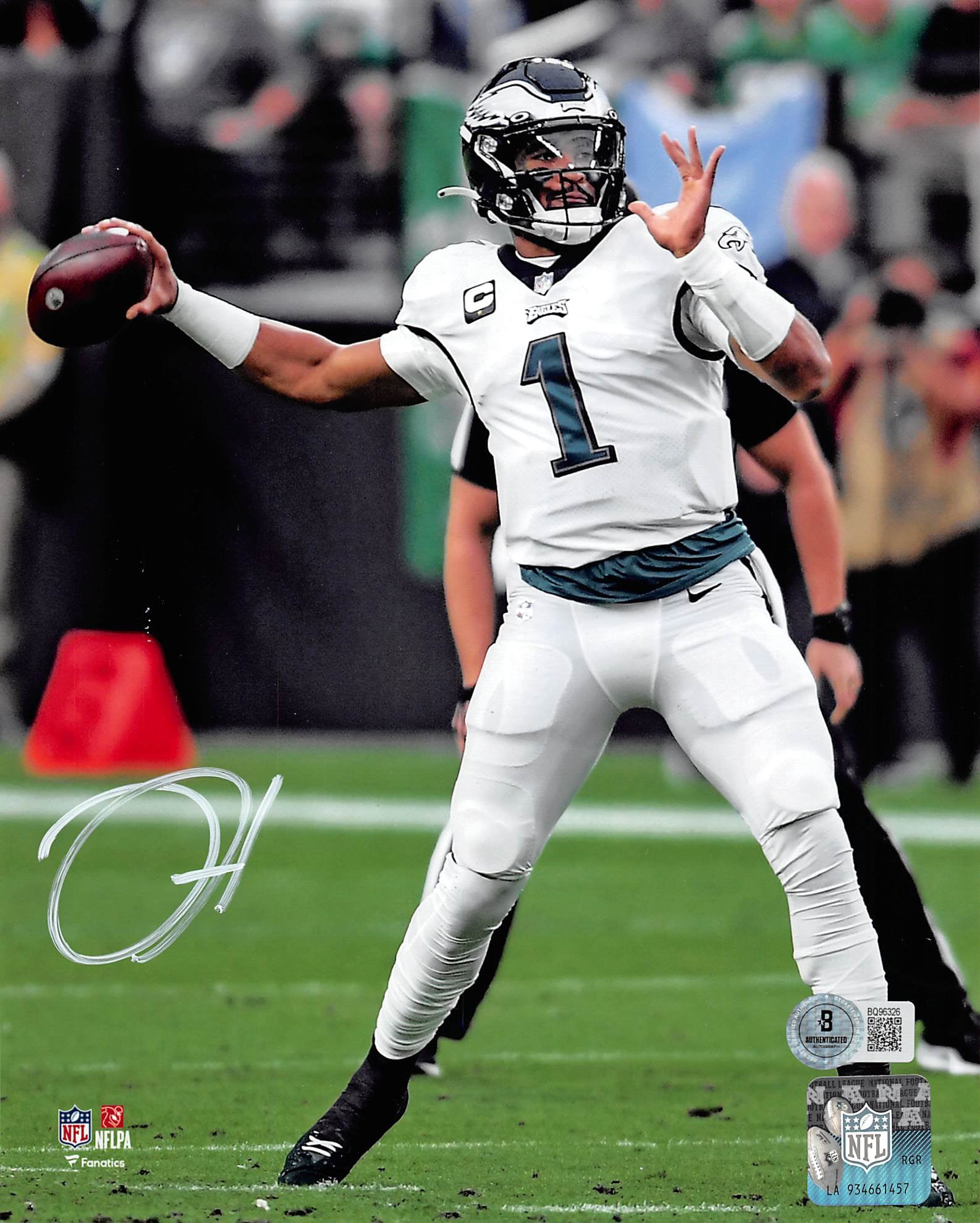 Eagles Jalen Hurts Authentic Signed 8x10 Photo Autographed BAS #BQ96326