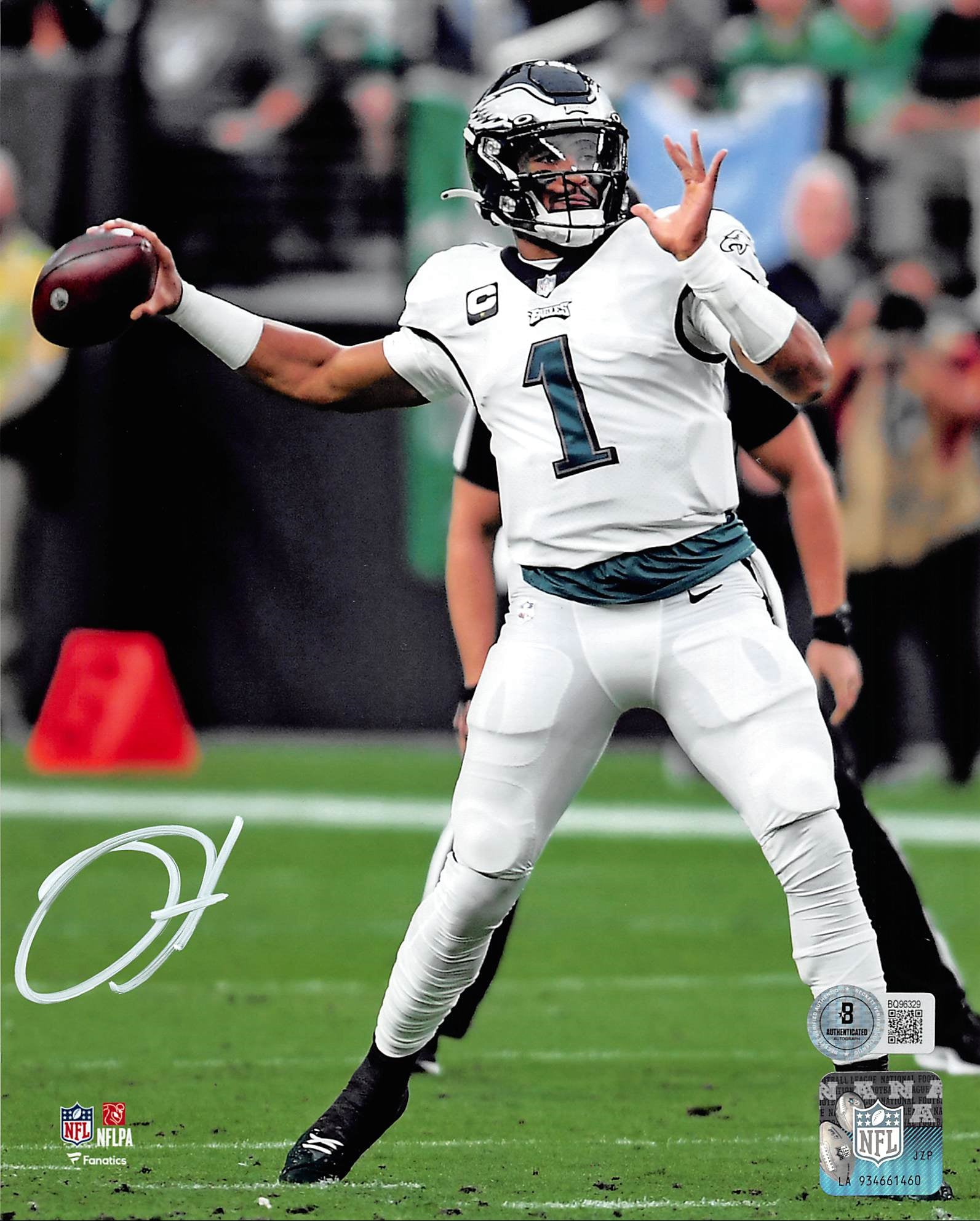 Eagles Jalen Hurts Authentic Signed 8x10 Photo Autographed BAS #BQ96329