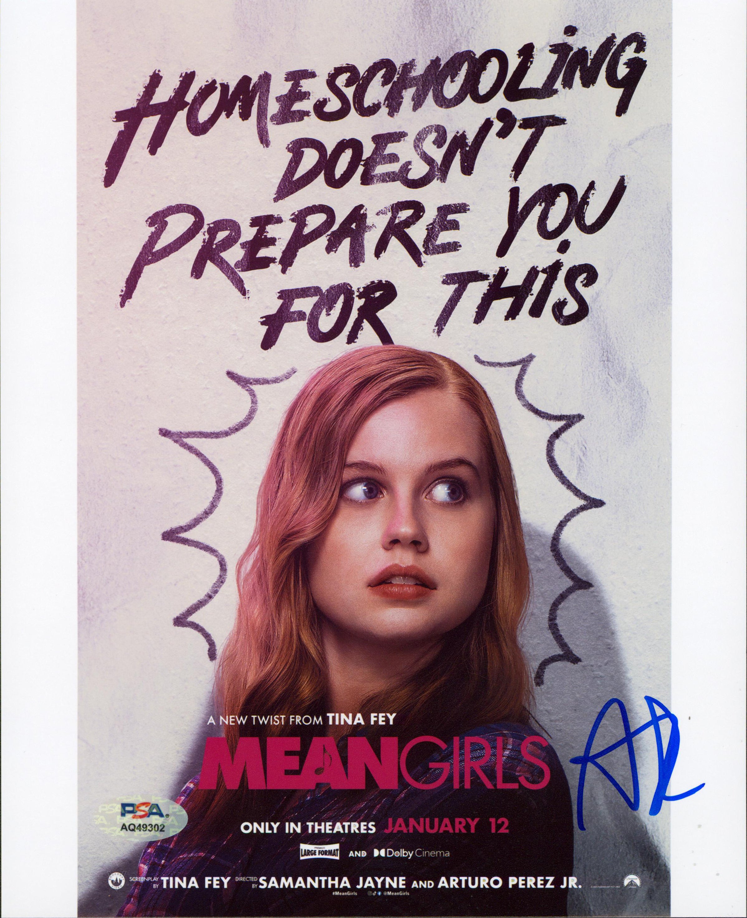 Angourice Rice Mean Girls Authentic Signed 8x10 Vertical Photo PSA/DNA #AQ49302