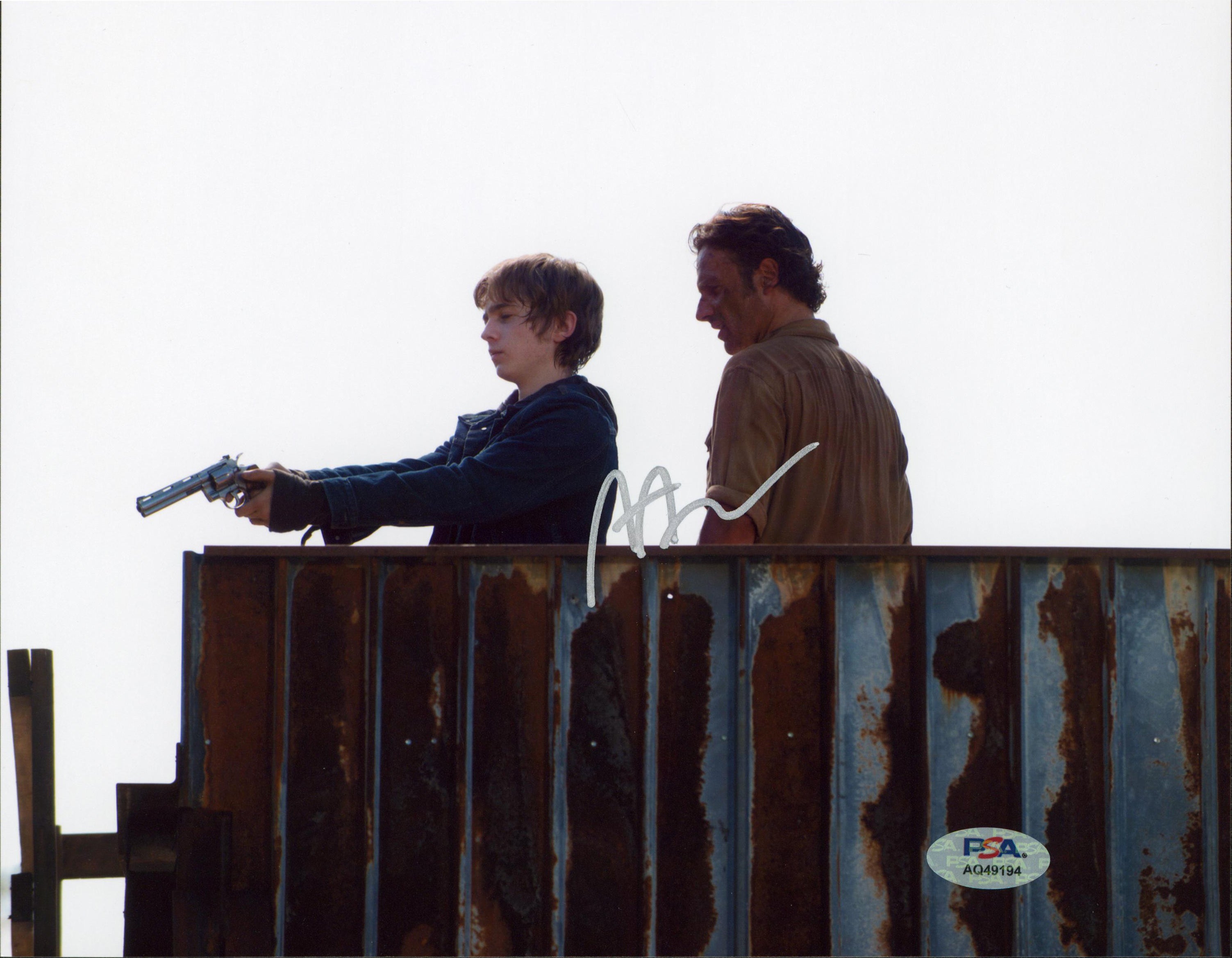 Austin Abrams The Walking Dead Authentic Signed 8x10 Photo PSA/DNA #AQ49194