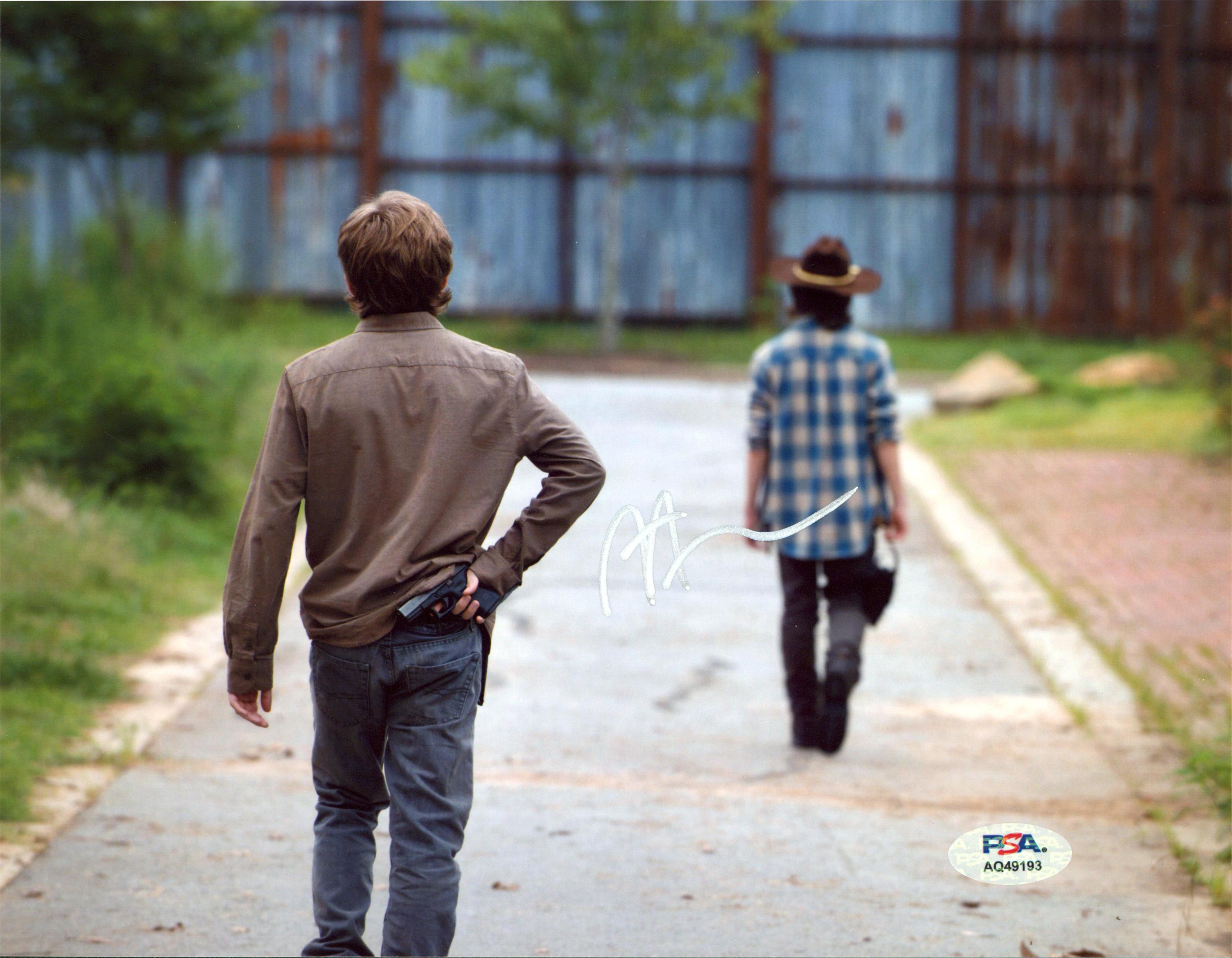 Austin Abrams The Walking Dead Authentic Signed 8x10 Photo PSA/DNA #AQ49193