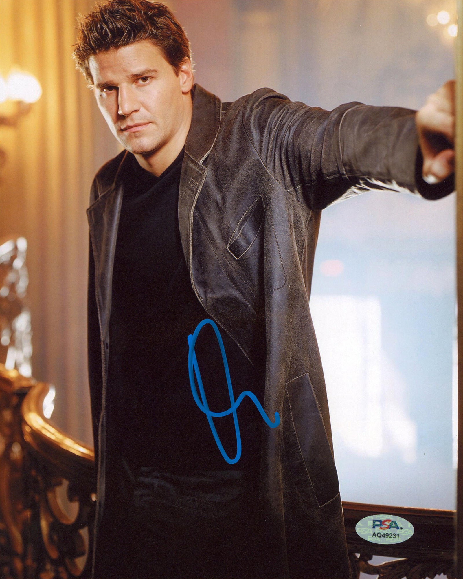 David Boreanaz Bones Authentic Signed 8x10 Vertical Photo PSA/DNA #AQ49231