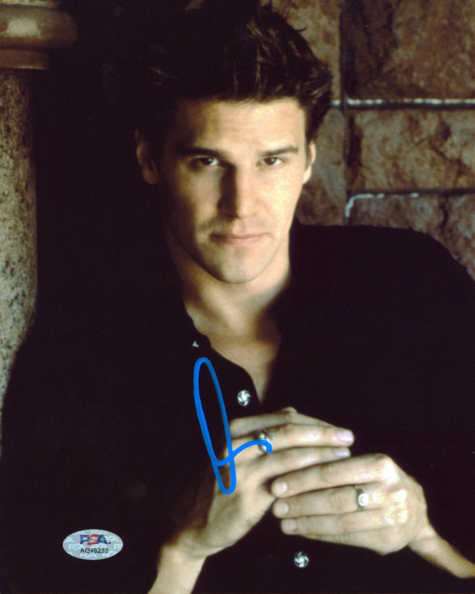 David Boreanaz Bones Authentic Signed 8x10 Vertical Photo PSA/DNA #AQ49232