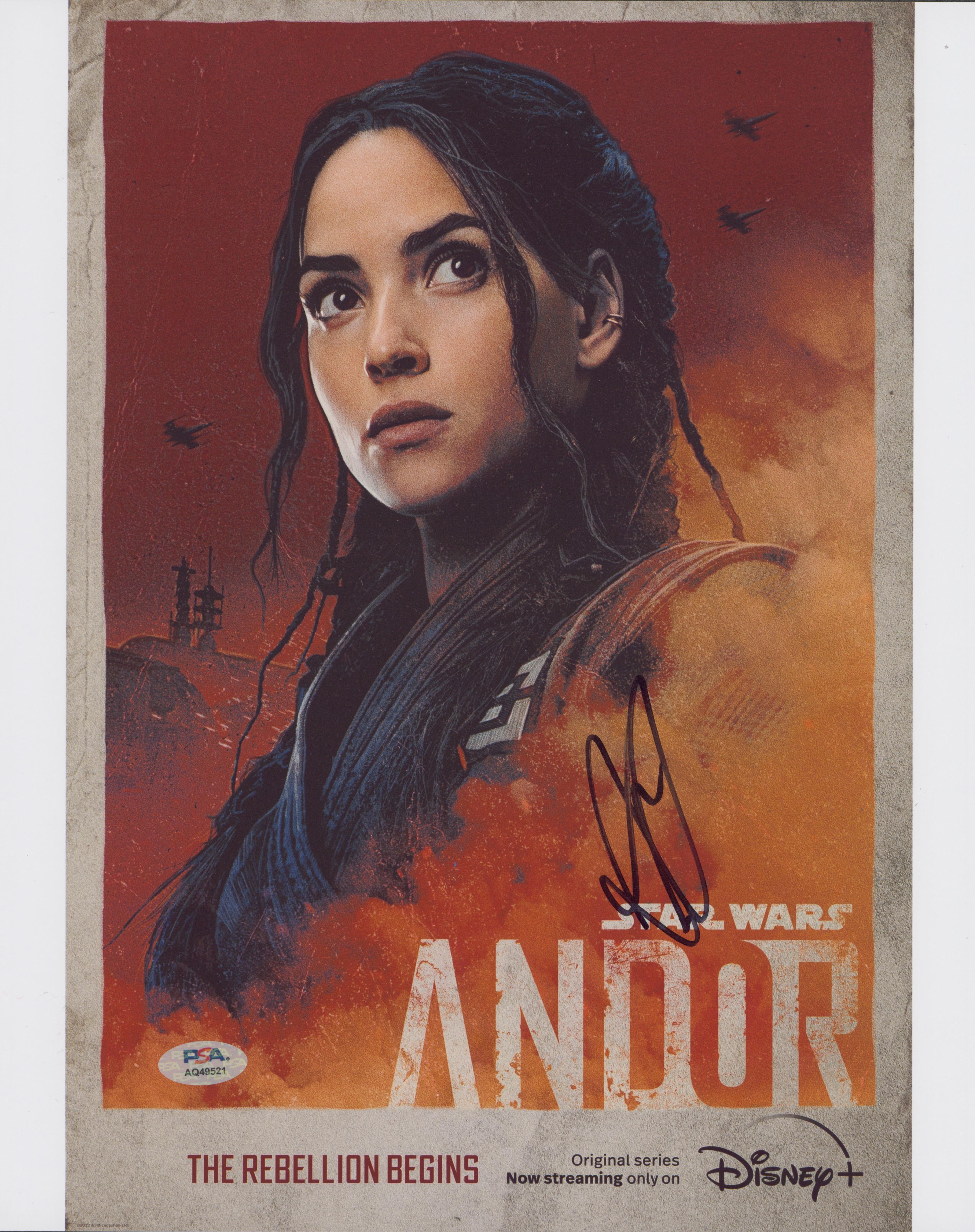 Adria Arjona Star Wars Andor Authentic Signed 11x14 Photo PSA/DNA #AQ49521