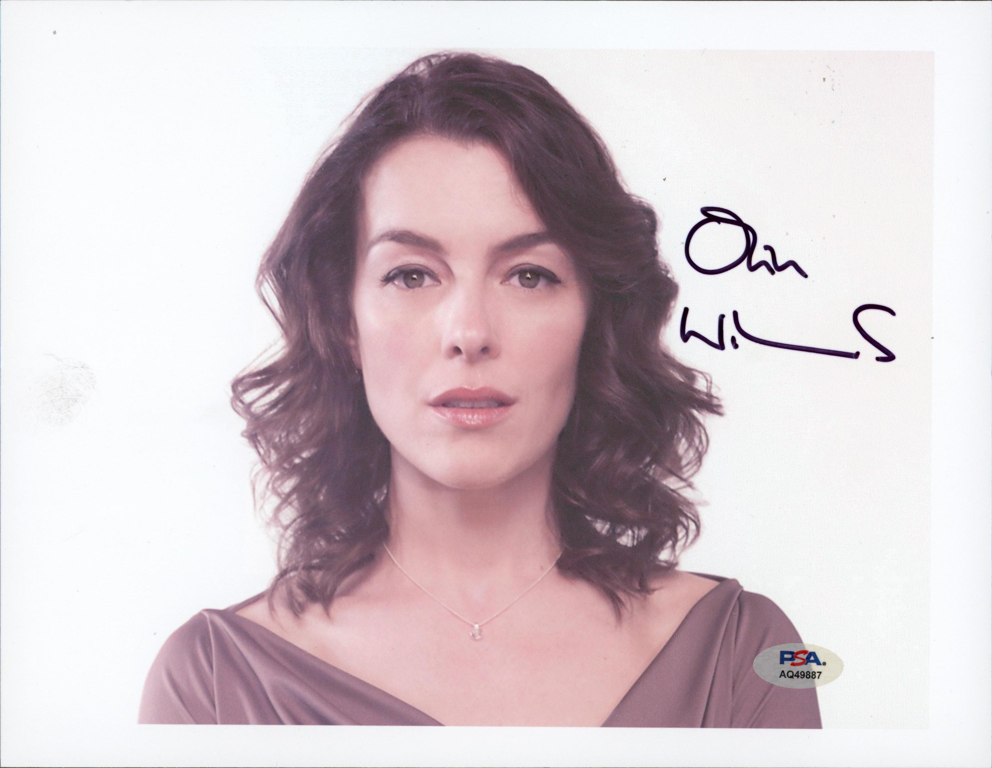 Olivia Williams The Sixth Sense Authentic Signed 8.5x11 Photo PSA/DNA #AQ49887