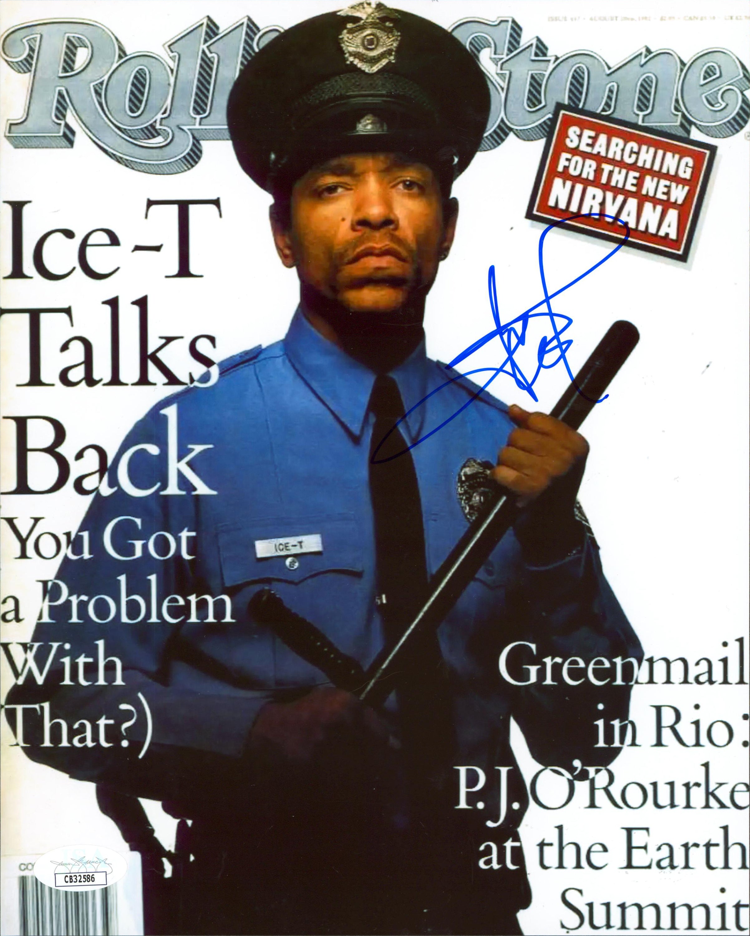 Ice-T Body Count Authentic Signed 8x10 Vertical Photo Autographed JSA #CB32586