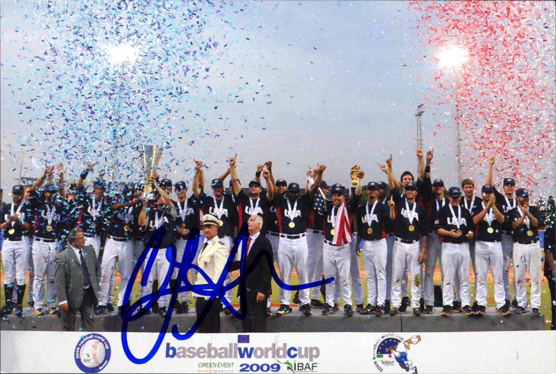 CJ Abrams Team USA Authentic Signed 4x6 Postcard Autographed JSA #CA07813
