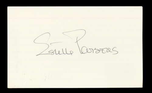 Estelle Parsons Bonnie and Clyde Authentic Signed 3x5 Index Card BAS #BL96434