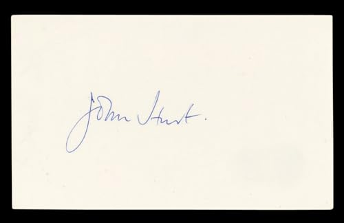 John Hunt Authentic Signed 3x5 Index Card Autographed BAS #BL96695