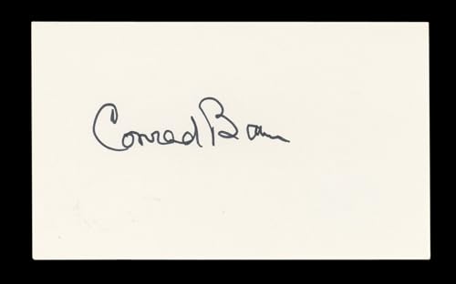 Conrad Bain Diff'rent Strokes Signed 3x5 Index Card Autographed BAS #AD70210