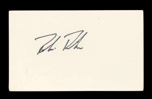 Robin Riker General Hospital Signed 3x5 Index Card Autographed BAS #AD70258