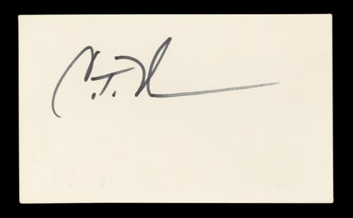 Craig T. Nelson Coach Authentic Signed 3x5 Index Card Autographed BAS #BL96461