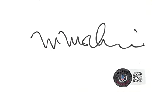 Matthew Modine Full Metal Jacket Authentic Signed 3x5 Index Card BAS #BJ63988