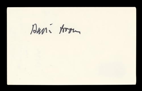 David Brown The Year Between Signed 3x5 Index Card Autographed BAS #AD70146