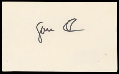 Sara Gilbert Roseanne Authentic Signed 3x5 Index Card Autographed BAS #BN89408