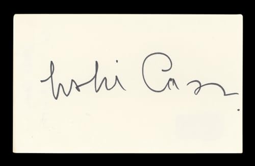 Leslie Caron An American in Paris Signed 3x5 Index Card Autographed BAS #AD70141