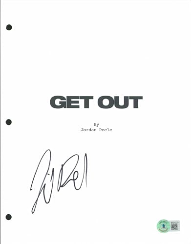 Lil Rel Howery Get Out Authentic Signed 8.5x11 Get Out Script Cover BAS #BF24175