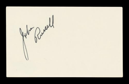 John Russell The Outlaw Josey Wales Signed 3x5 Index Card BAS #BM57031