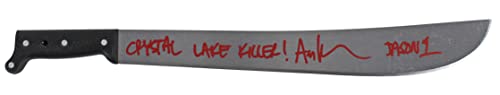Ari Lehman Friday The 13th Crystal Lake Killer Authentic Signed Machete BAS Wit