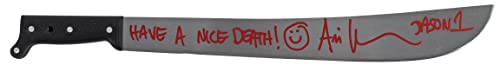 Ari Lehman Friday The 13th "Have A Nice Death" Signed Machete BAS Witnessed