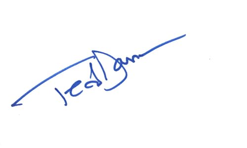 Ted Danson Cheers Authentic Signed 3x5 Index Card Autographed BAS #BL96258