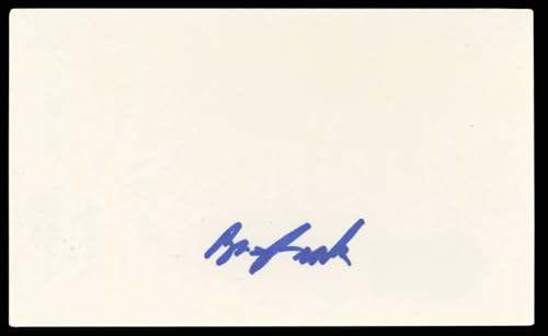 Barney Frank Politician Authentic Signed 3x5 Index Card Autographed BAS #BL98905