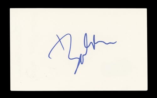 Theresa Saldana The Commish Signed 3x5 Index Card Autographed BAS #AD70294