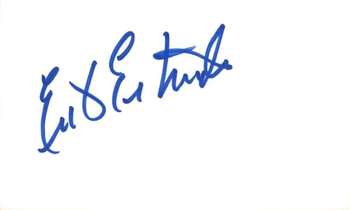 Erik Estrada CHiPS Authentic Signed 3x5 Index Card Autographed BAS #BL96263