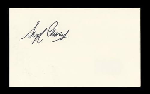 Syd Cassyd Black Starlet Signed 3x5 Index Card Autographed BAS #AD70300